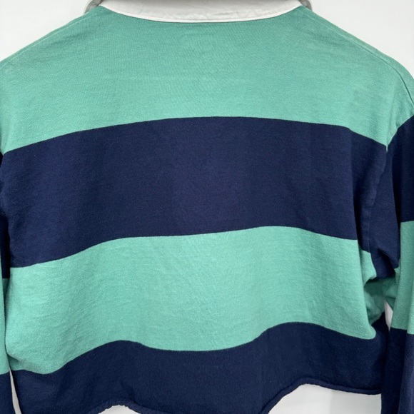 AE Striped Polo The Throwback Rugby Shirt Women’s S Polo Sporty Tennis Preppy - Picture 4 of 6